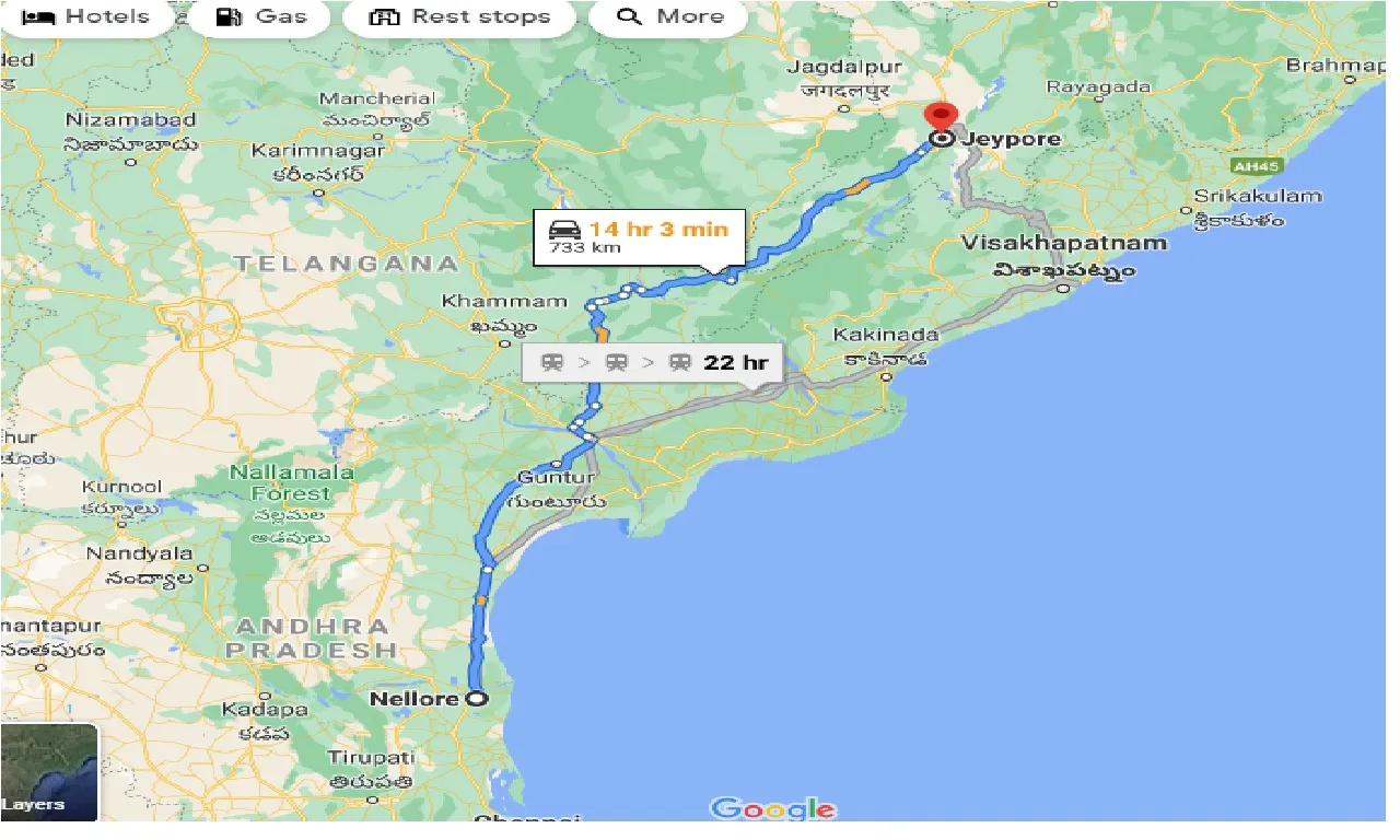 nellore-to-jeypore-taxi