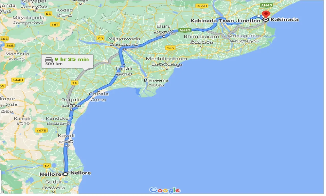nellore-to-kakinada-one-way
