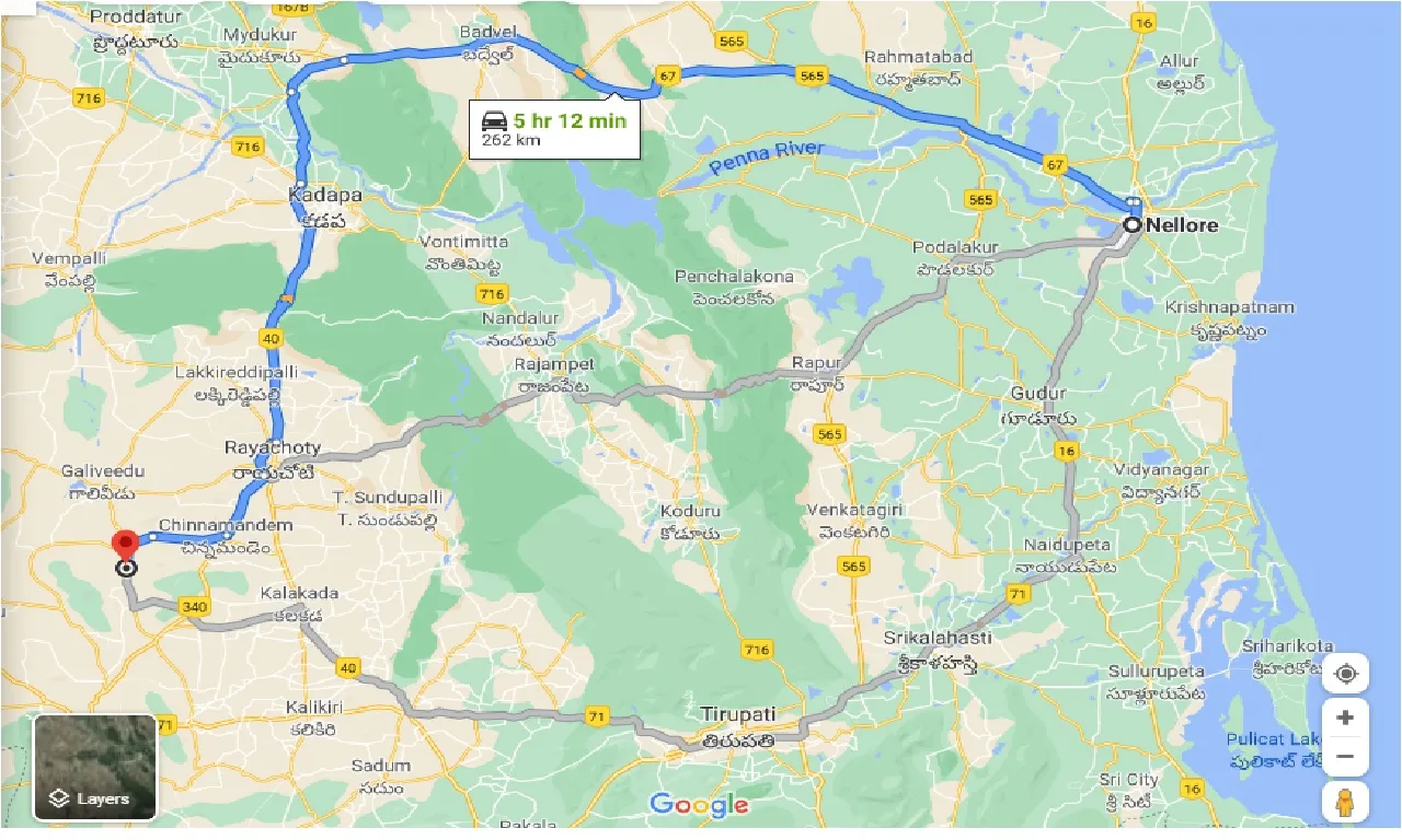 nellore-to-kalicherla-taxi