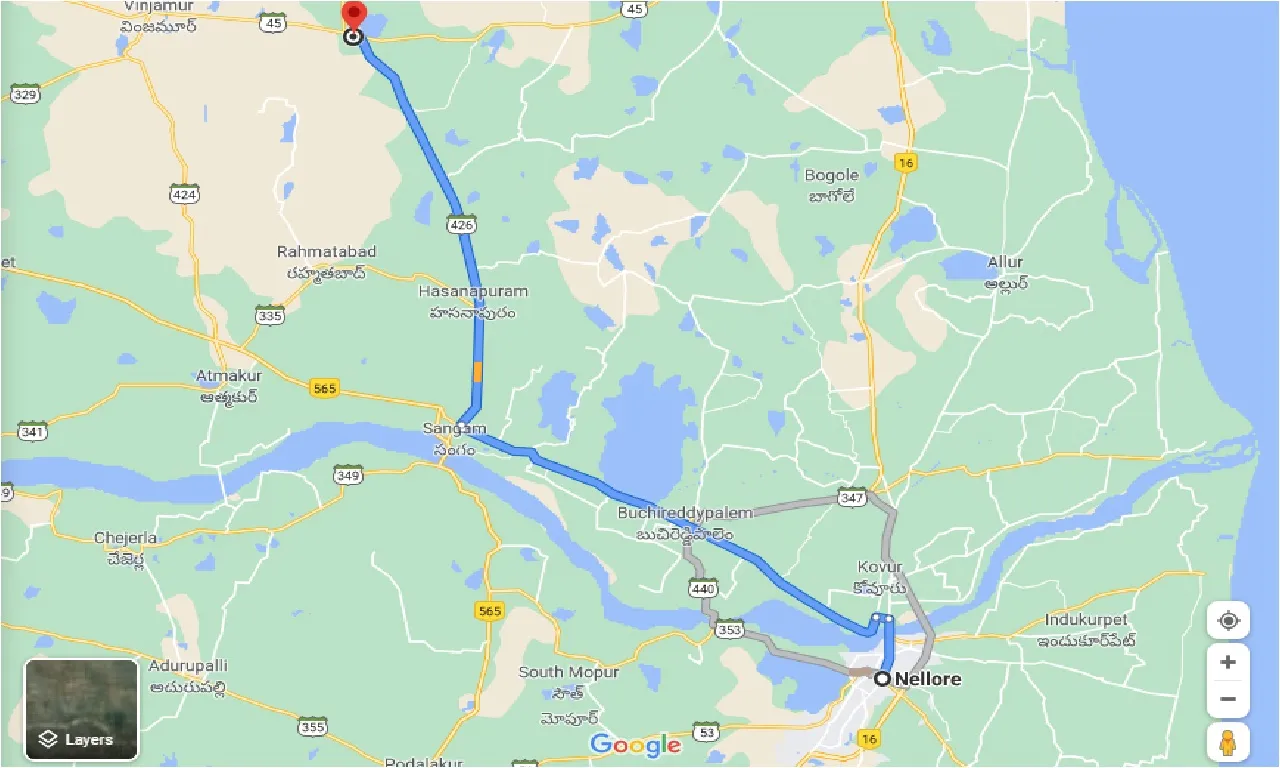 nellore-to-kaligiri-one-way