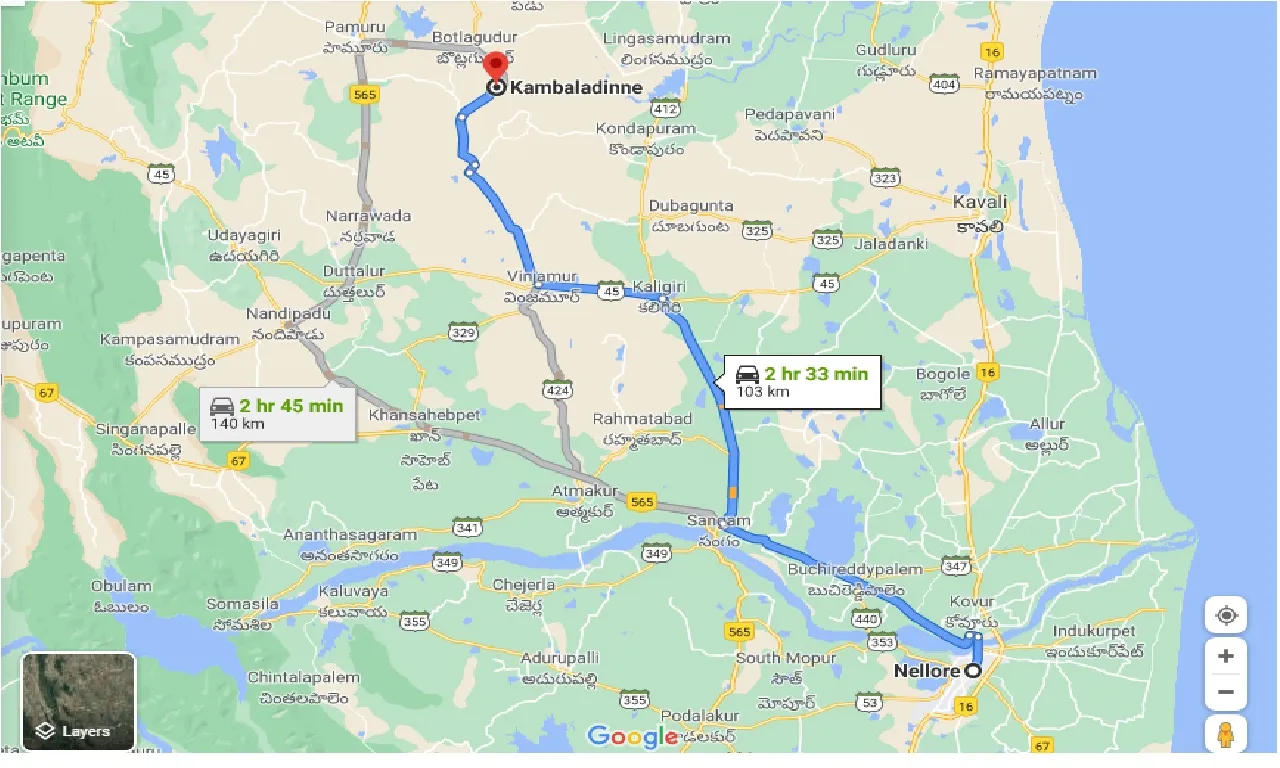 nellore-to-kambaladinne-one-way