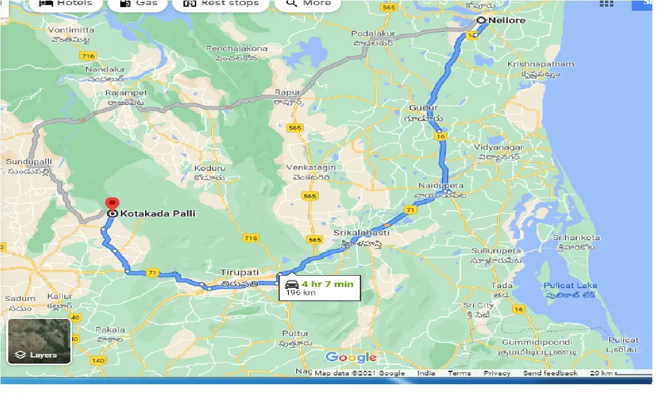 nellore-to-kotakada-palli-one-way