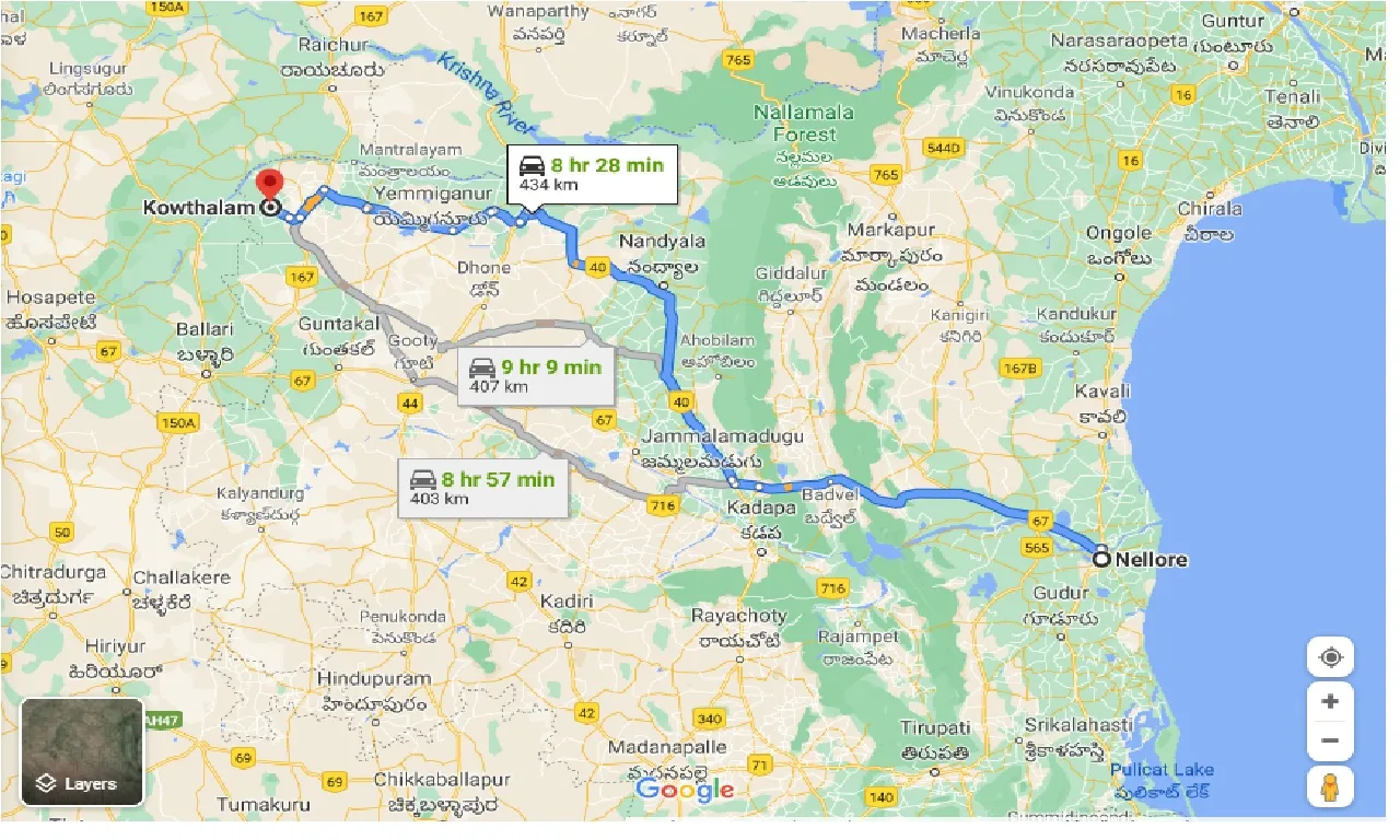 nellore-to-kowthalam-taxi