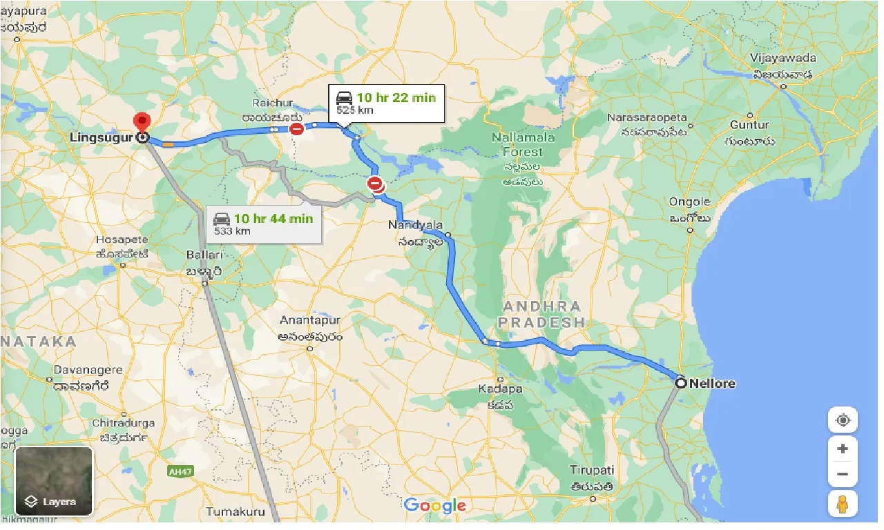 nellore-to-lingsugur-one-way