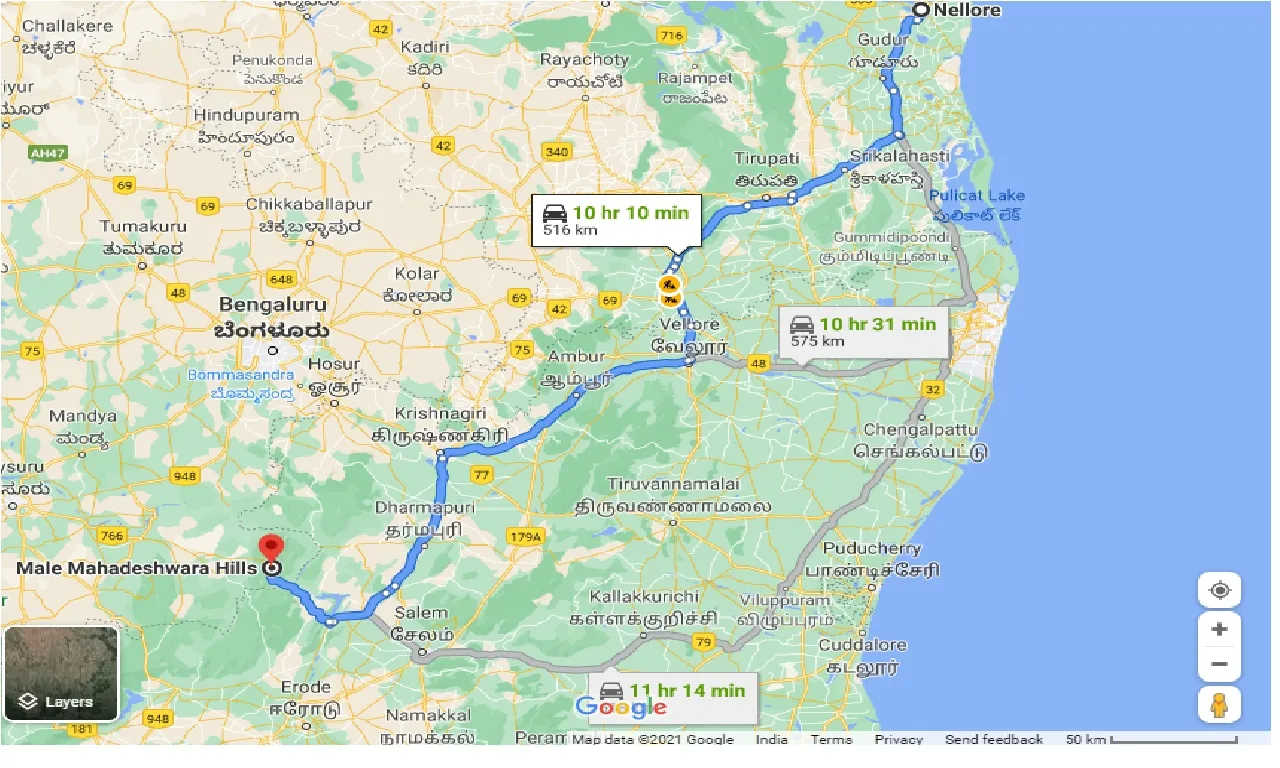 nellore-to-male-mahadeshwara-taxi