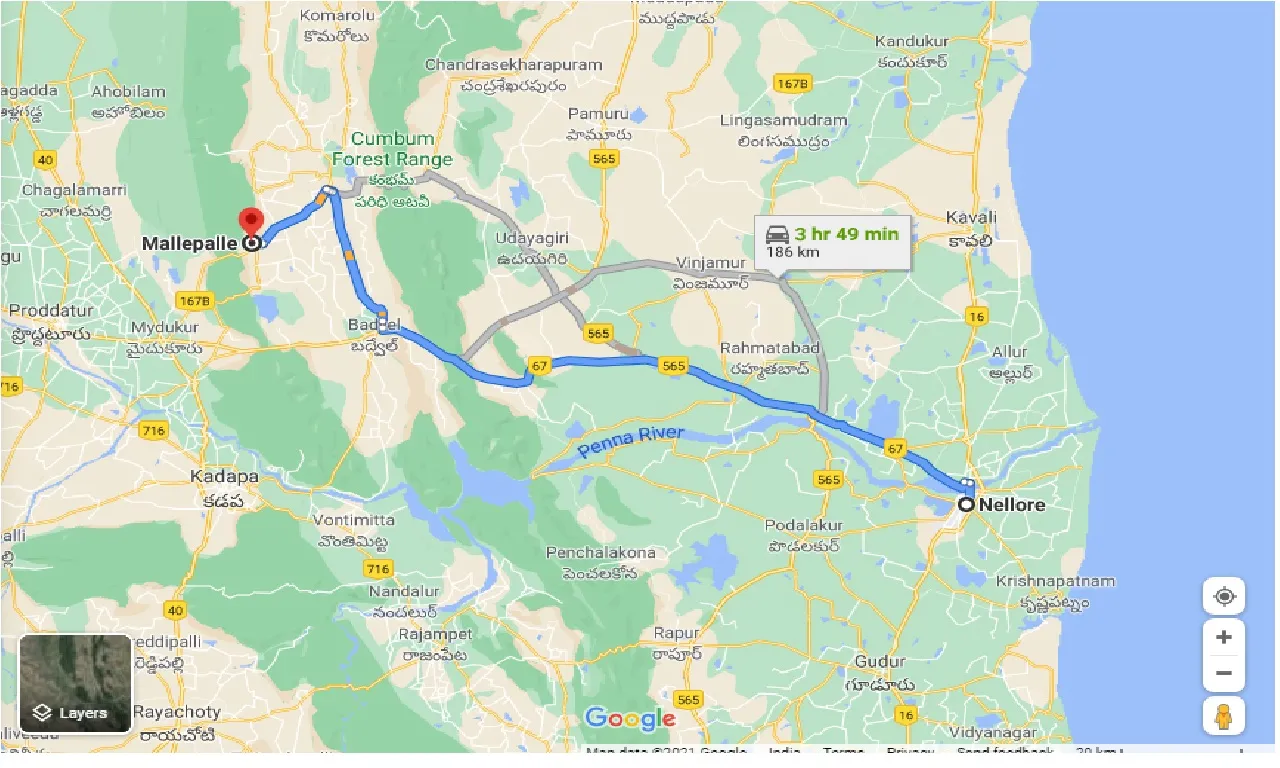 nellore-to-mallepalle-one-way