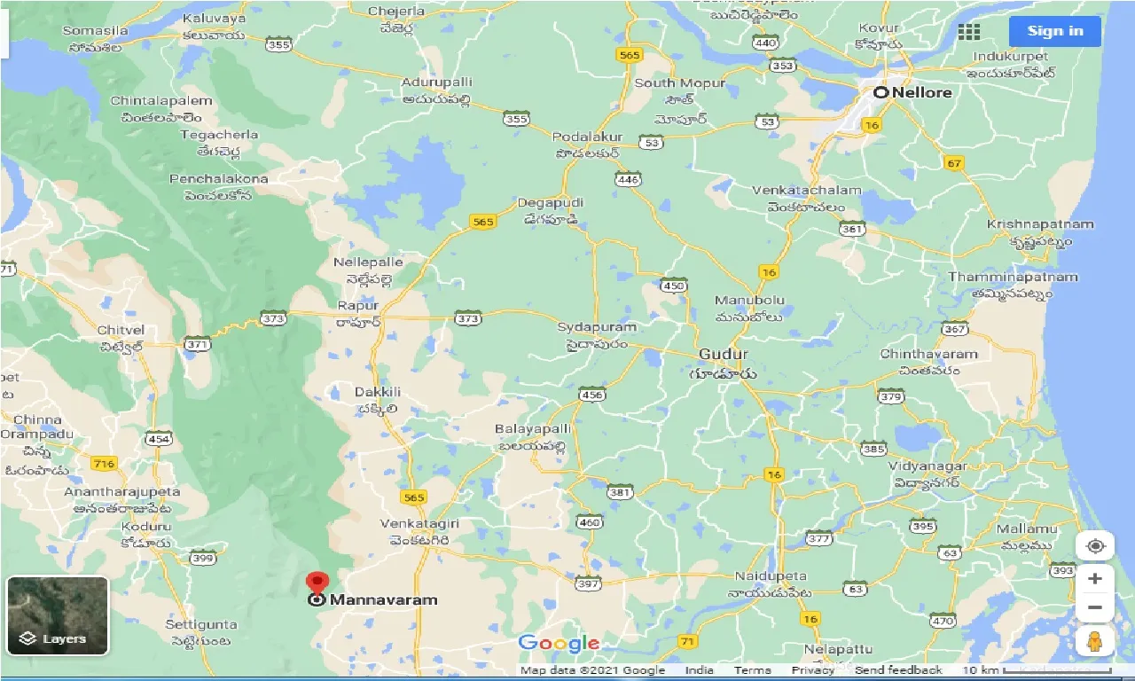 nellore-to-mannavaram-one-way