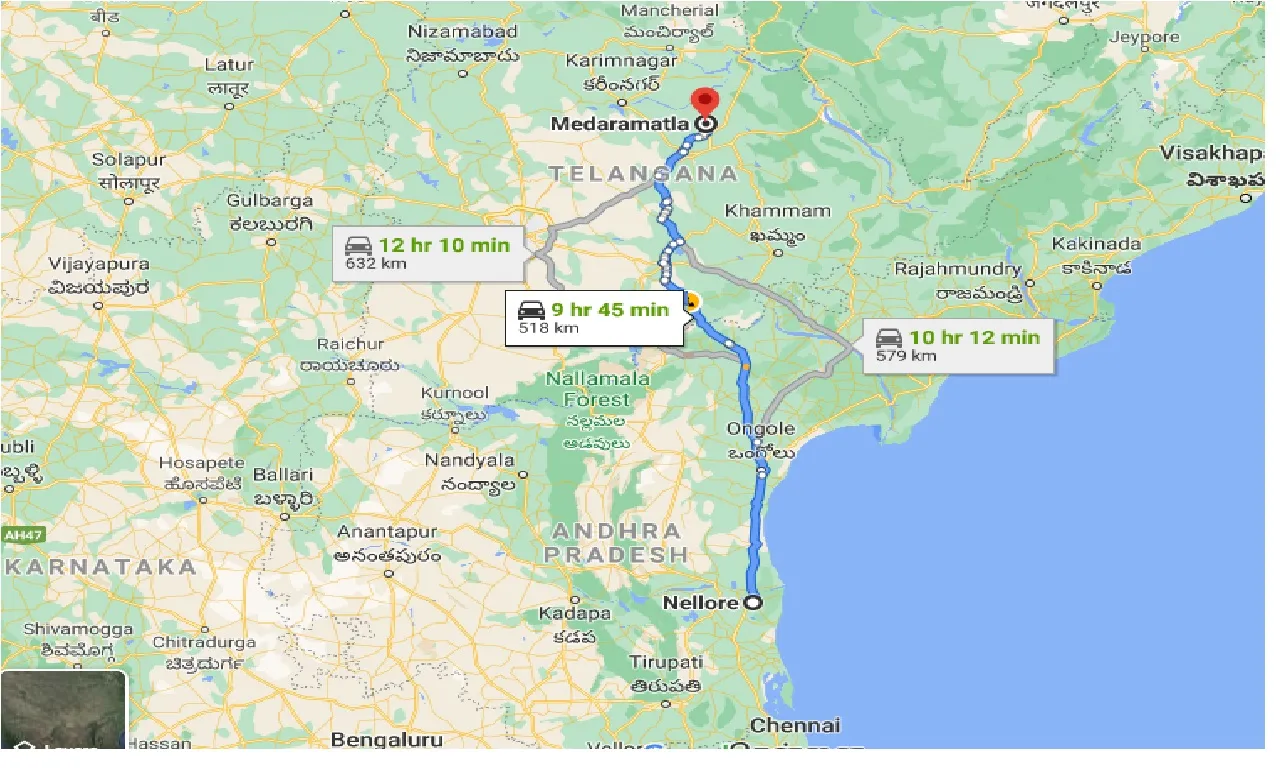 nellore-to-medaramatla-taxi