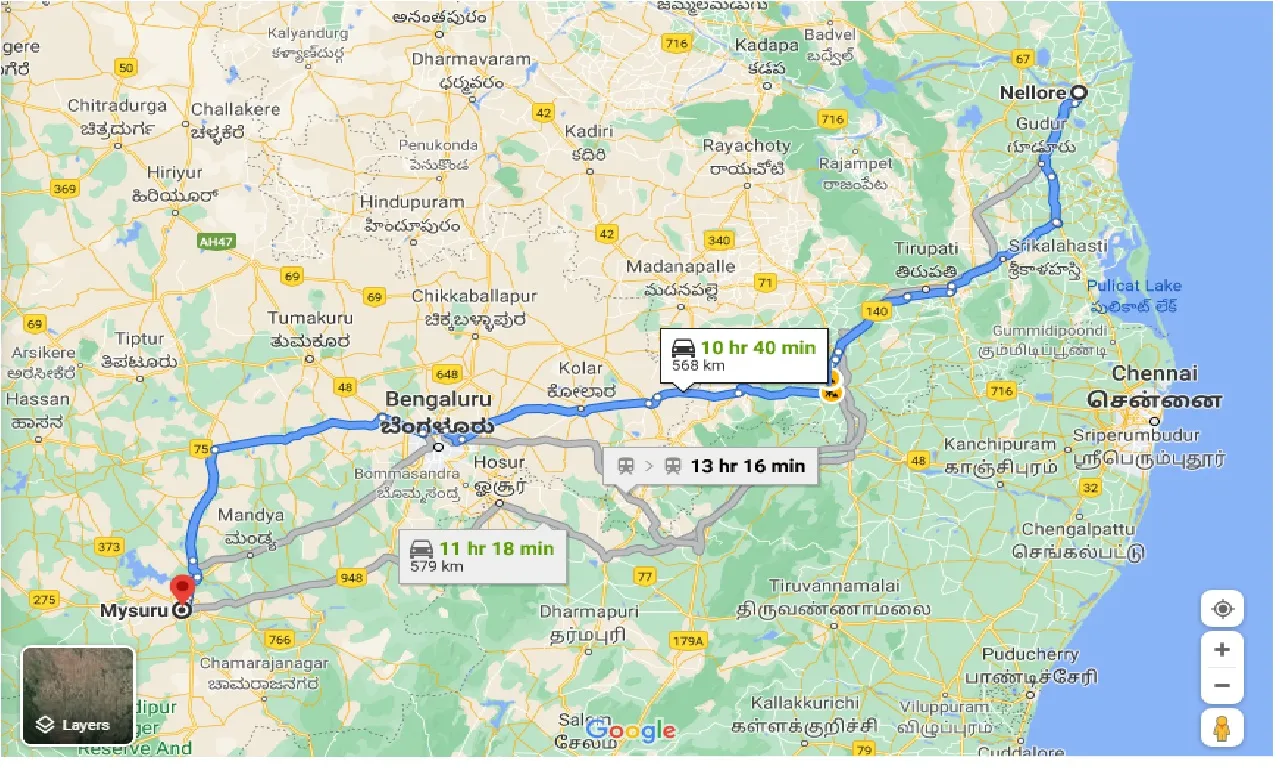 nellore-to-mysore-taxi