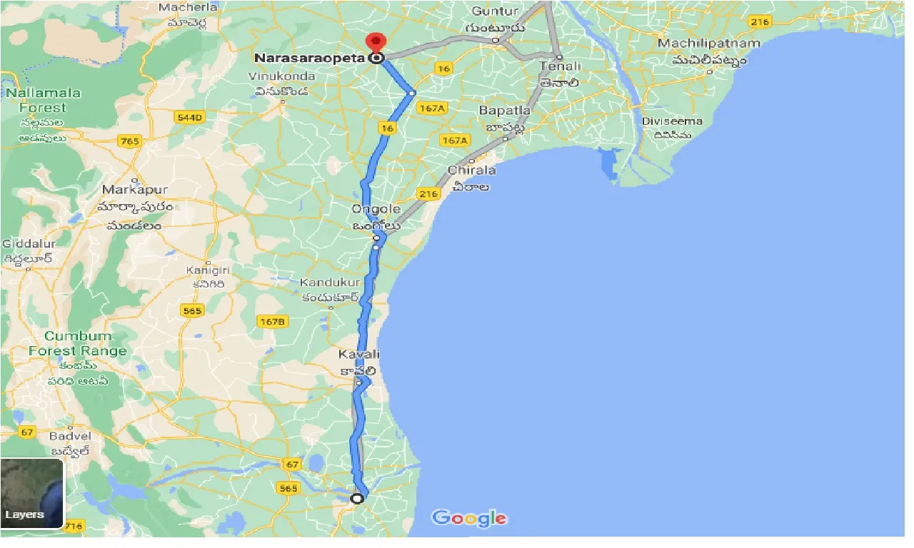 nellore-to-narasaraopeta-one-way