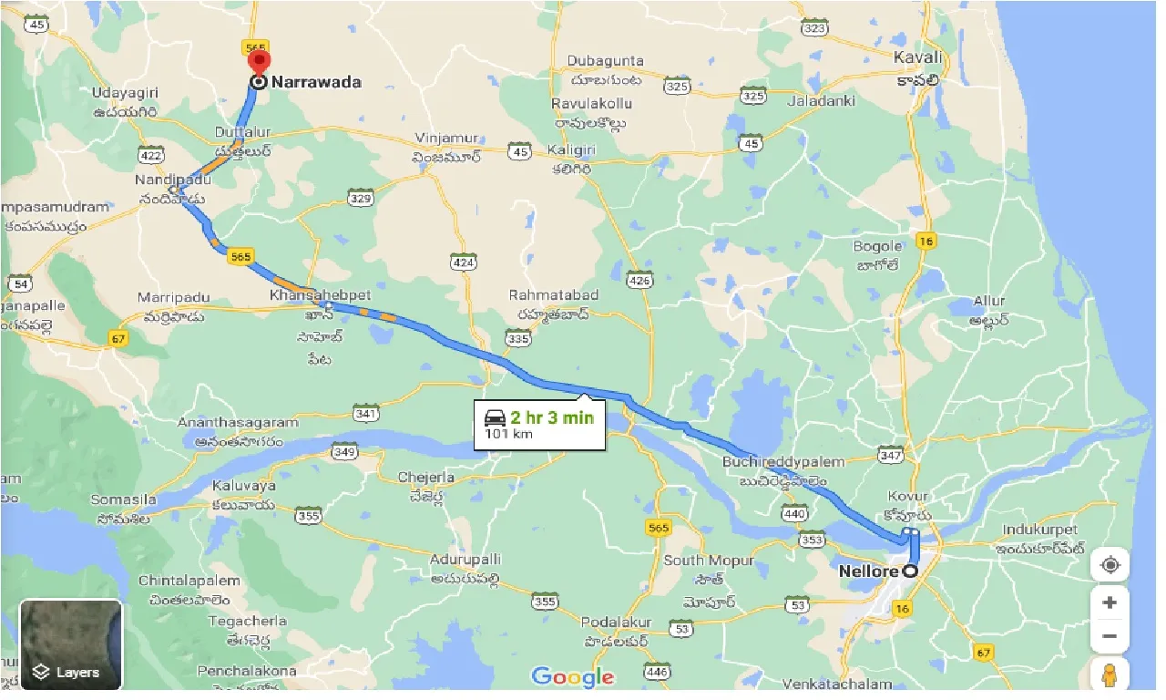 nellore-to-narrawada-taxi