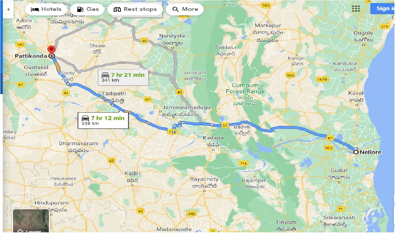 nellore-to-pattikonda-one-way