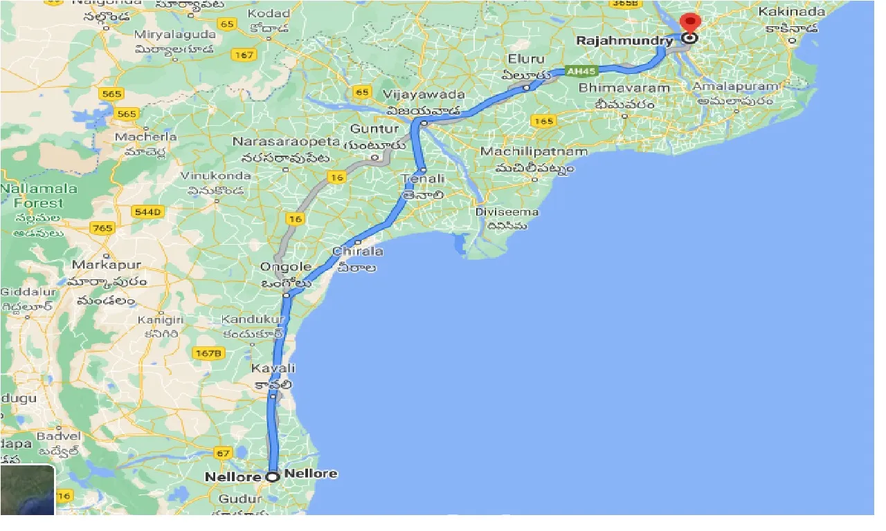 nellore-to-rajahmundry-one-way