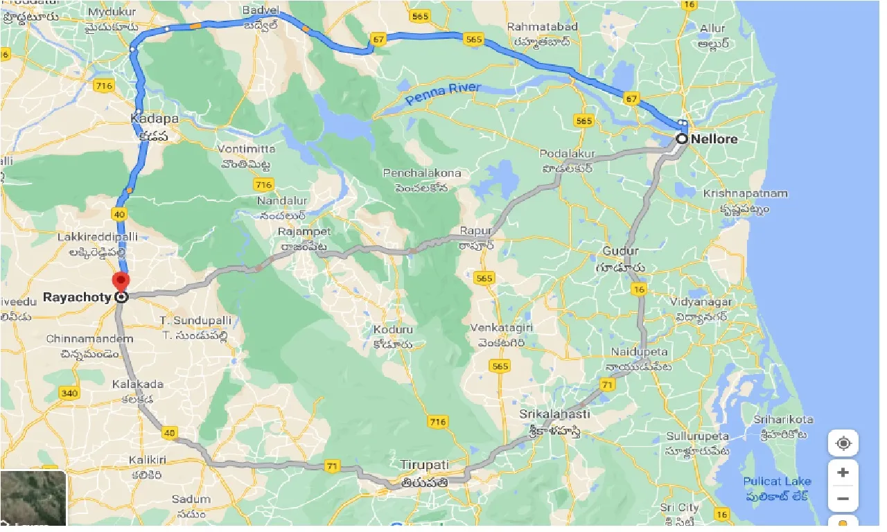 nellore-to-rayachoty-one-way