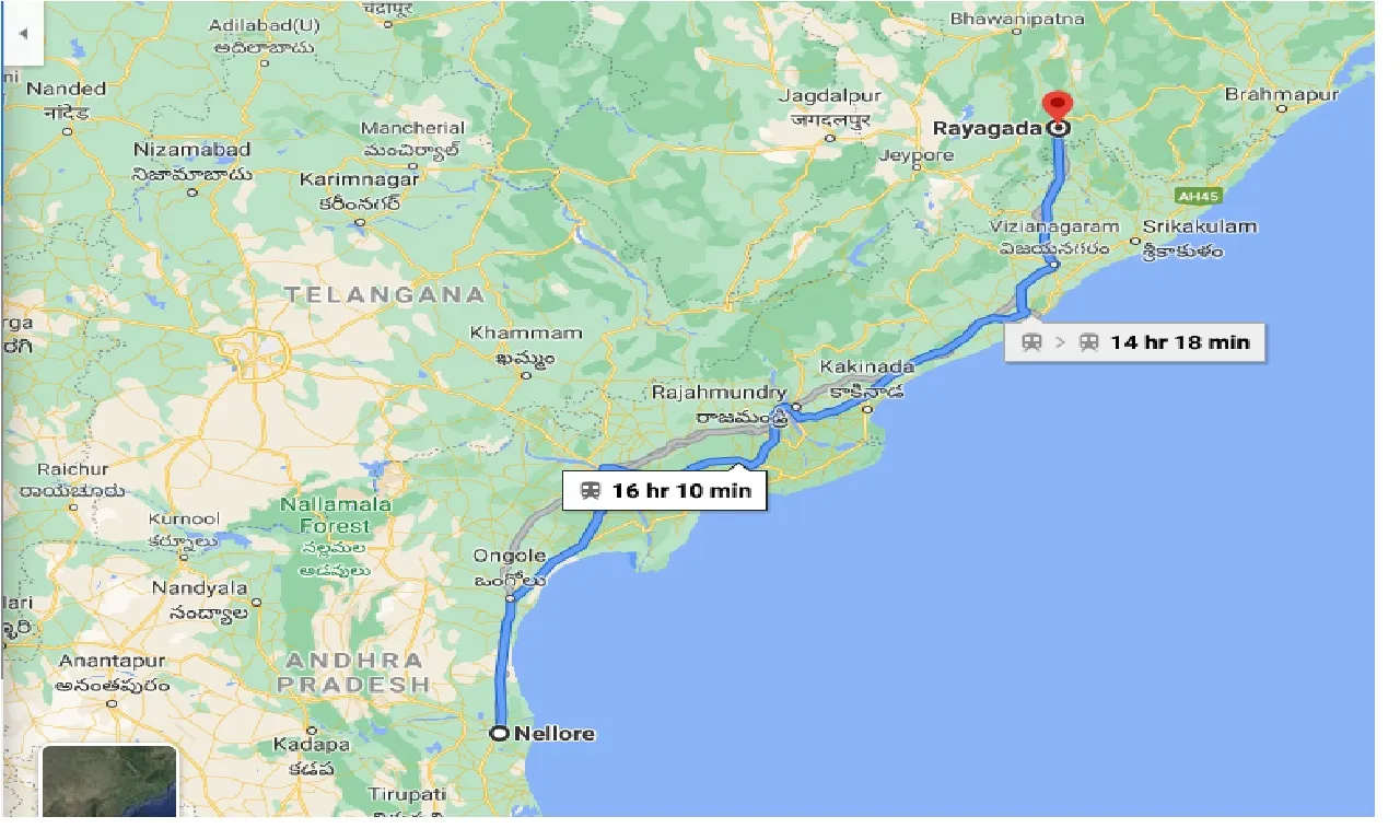 nellore-to-rayagada-taxi