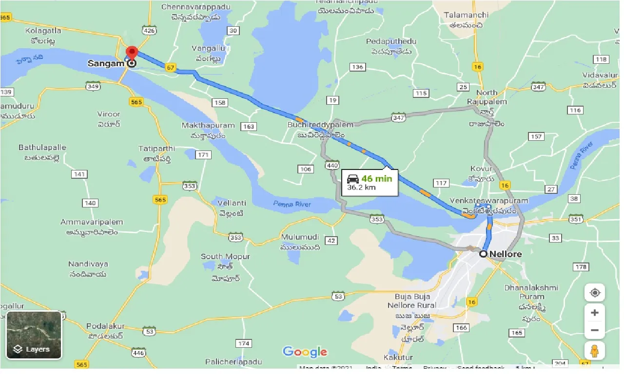 nellore-to-sangam-taxi