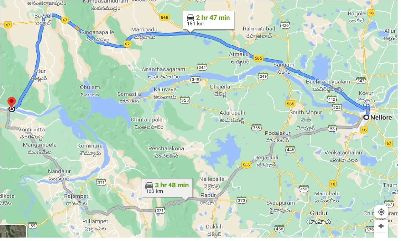 nellore-to-siddavatam-taxi