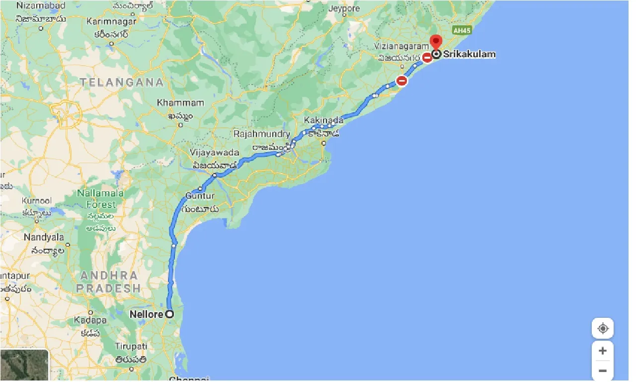 nellore-to-srikakulam-one-way