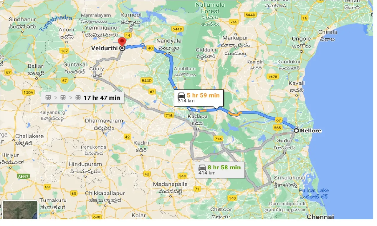 Nellore To Veldurthi One Way nellore-to-veldurthi-one-way