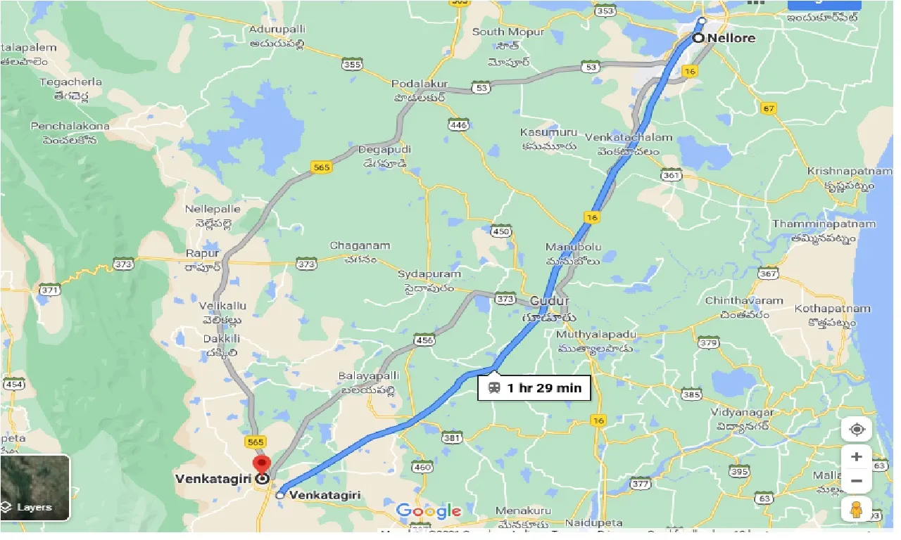 nellore-to-venkatagiri-taxi