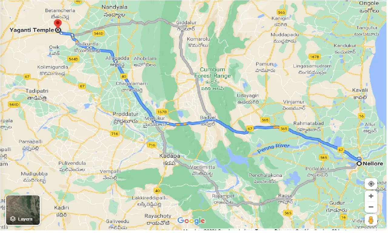 nellore-to-yaganti-one-way