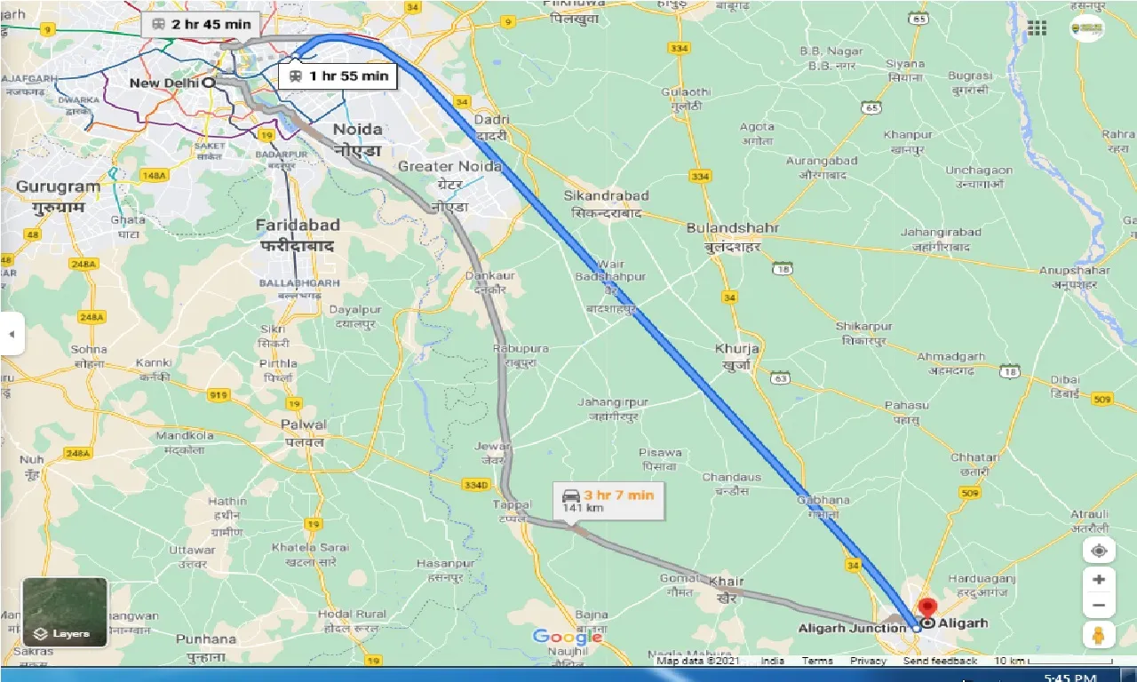 new-delhi-to-aligarh-round-trip