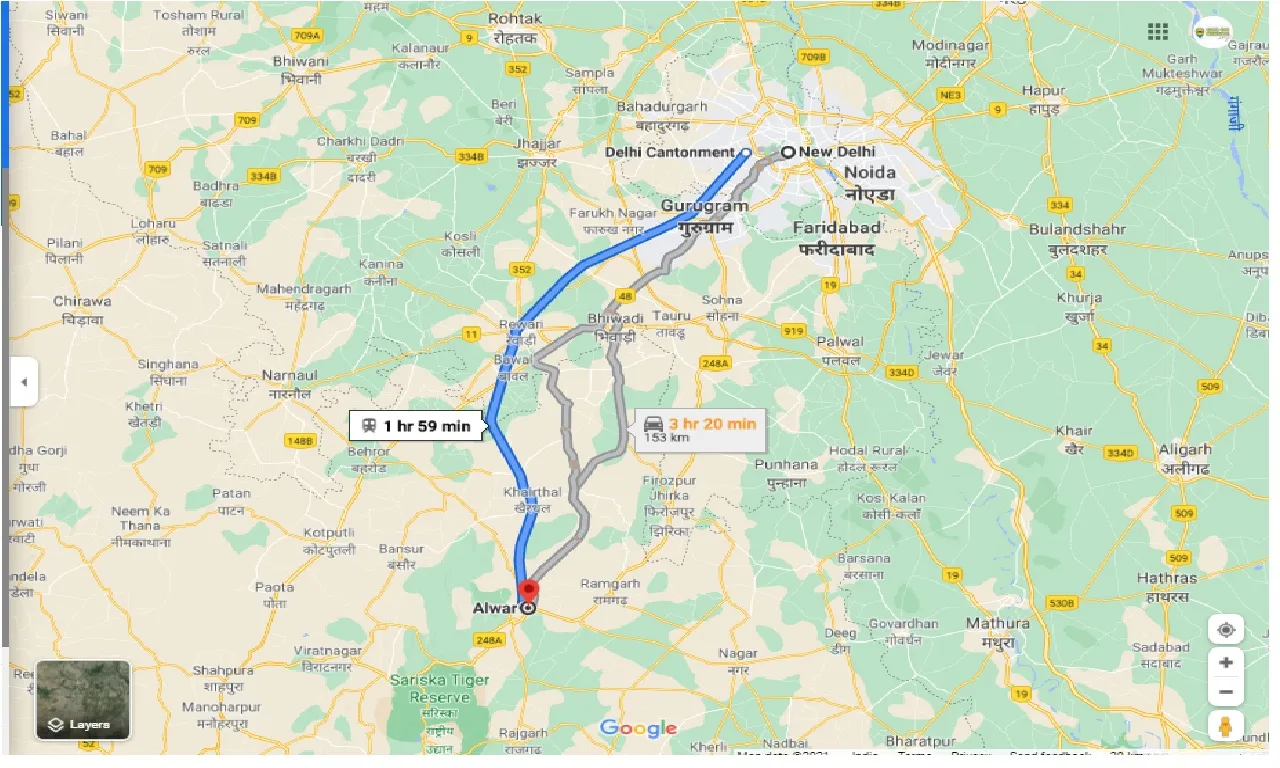 new-delhi-to-alwar-round-trip