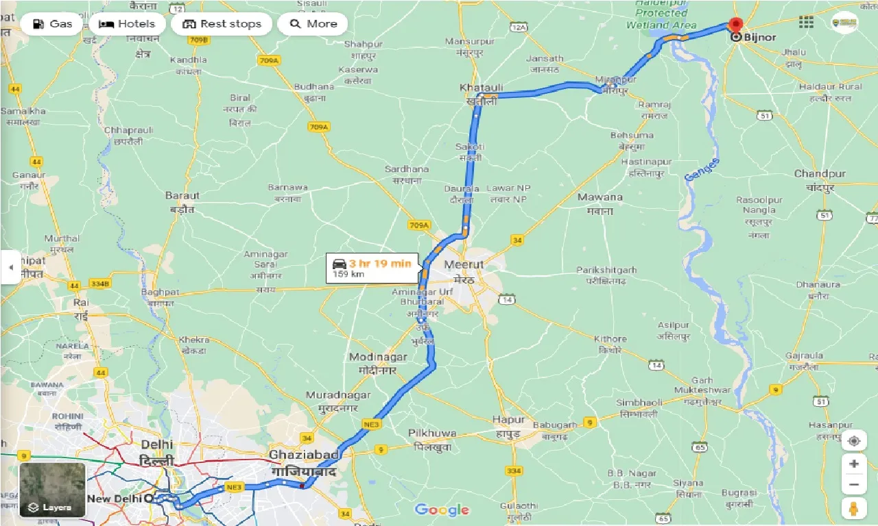 new-delhi-to-bijnor-round-trip