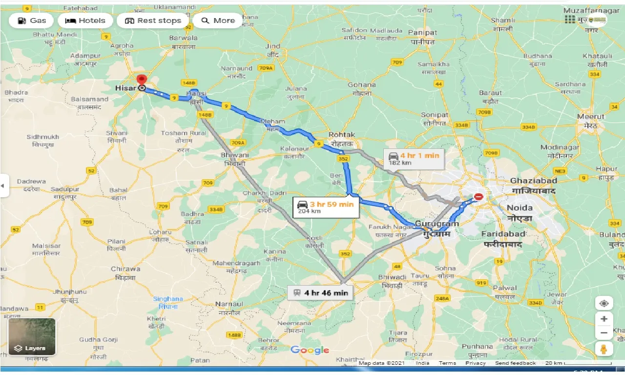 new-delhi-to-hisar-round-trip