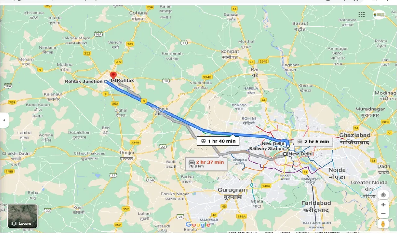 new-delhi-to-rohtak-round-trip