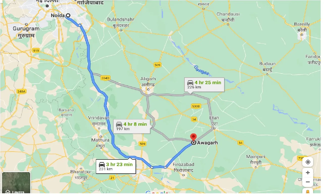 noida-to-awagarh-one-way
