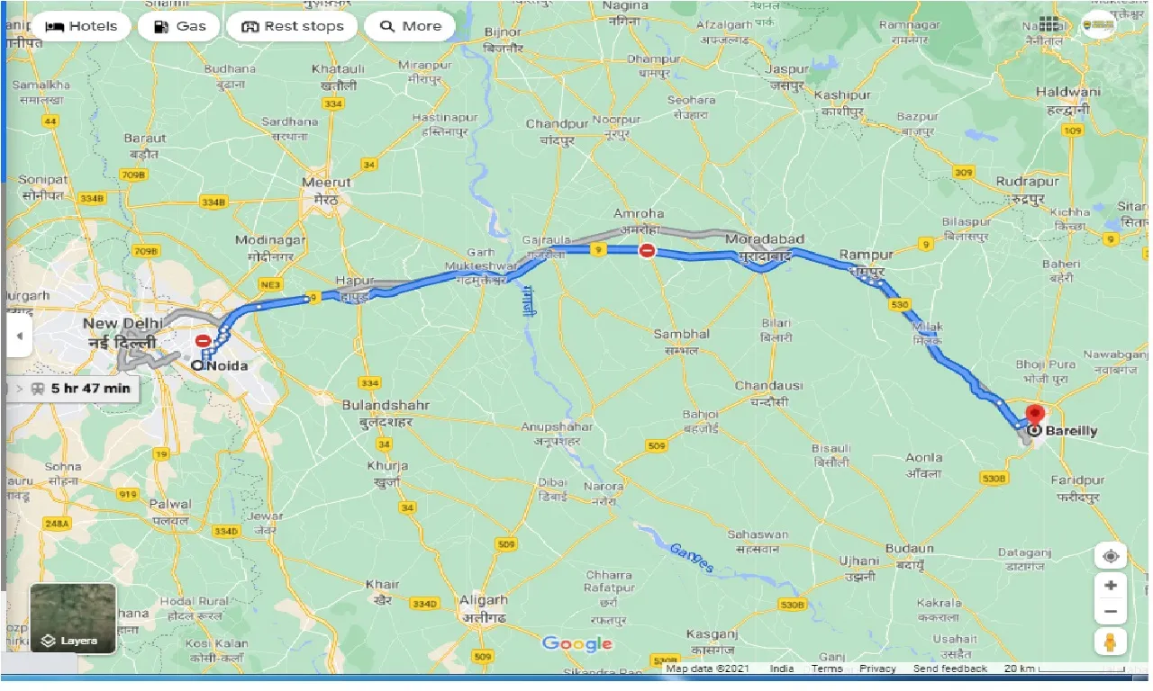 noida-to-bareilly-round-trip