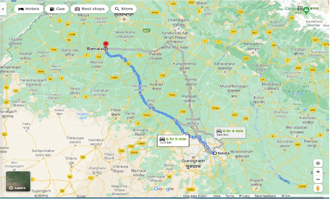 noida-to-barnala-one-way