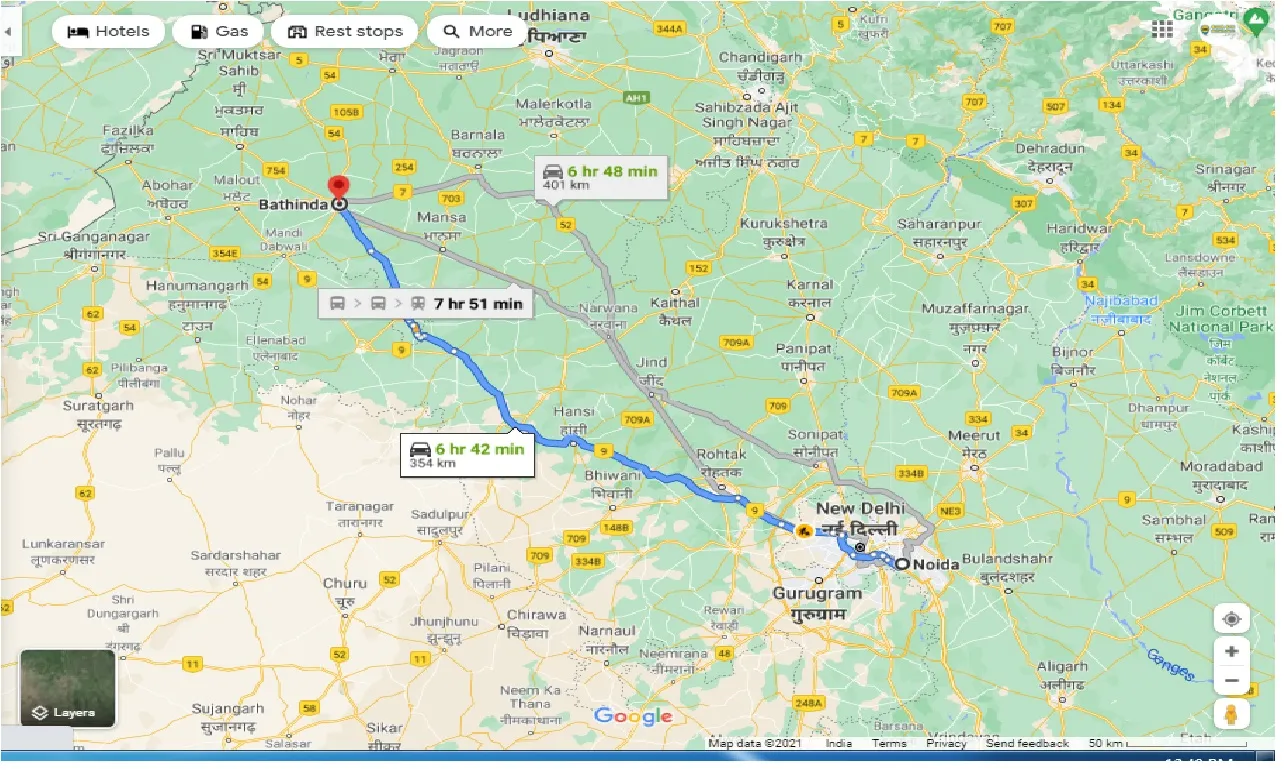 noida-to-bathinda-round-trip