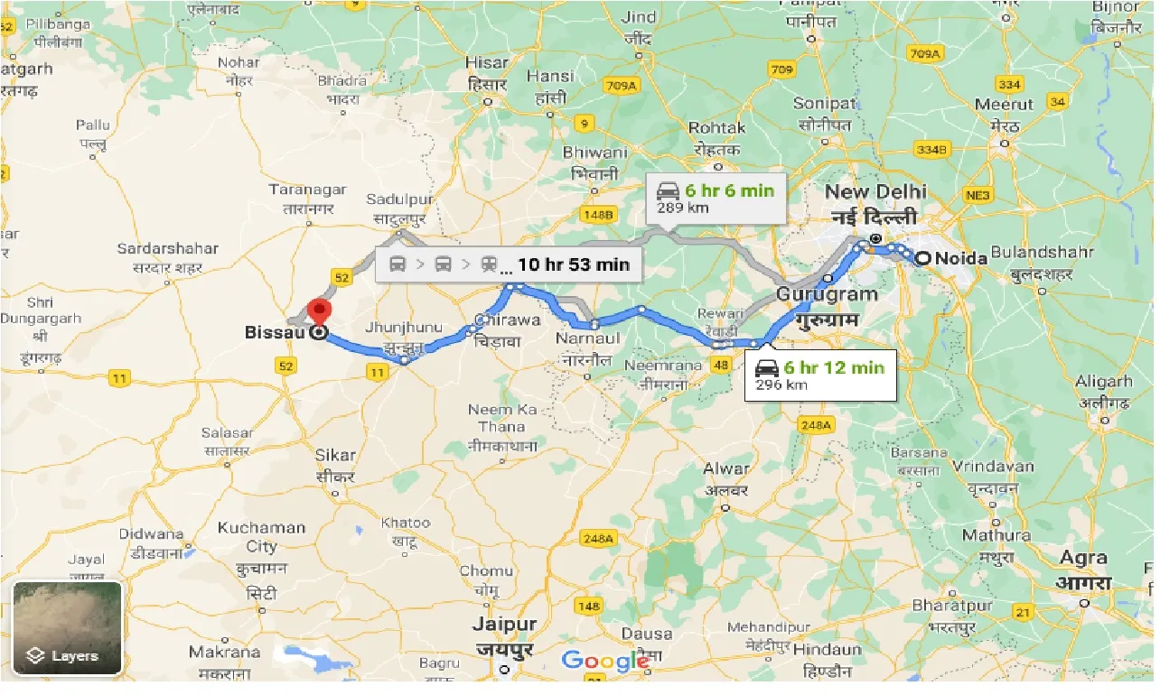 noida-to-bissau-taxi