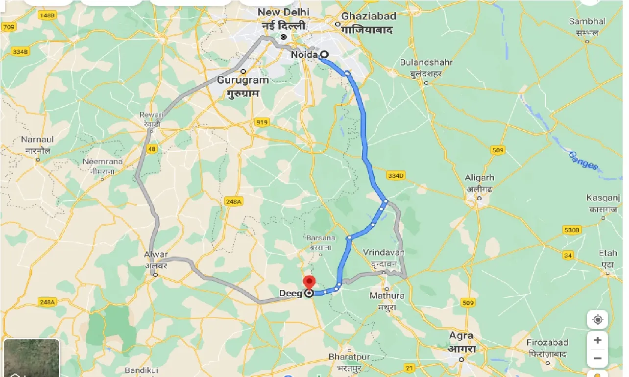 noida-to-deeg-taxi
