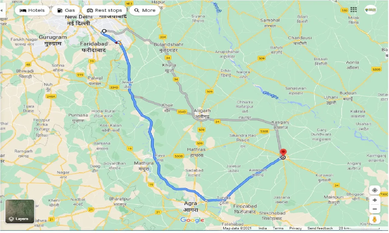 noida-to-etah-round-trip