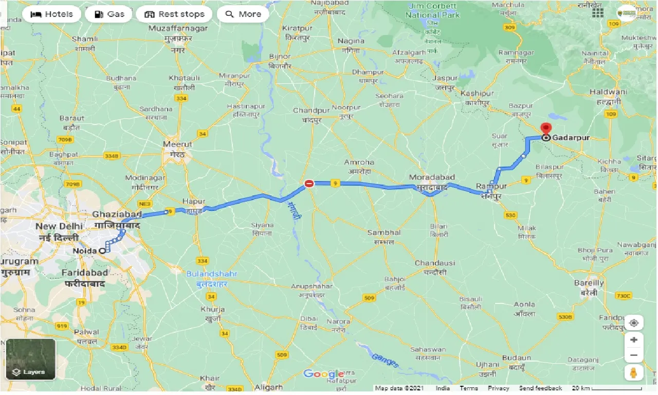 noida-to-gadarpur-one-way