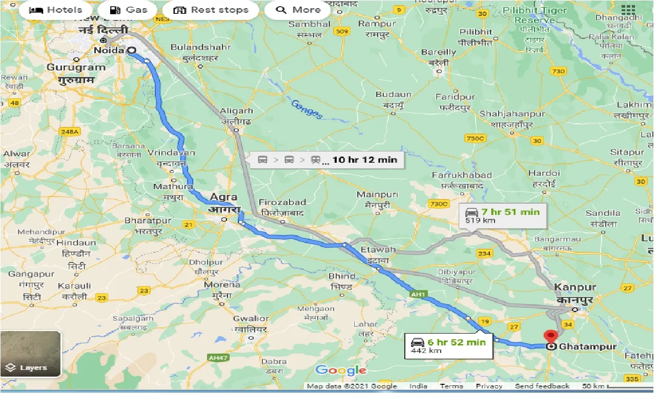 noida-to-ghatampur-one-way