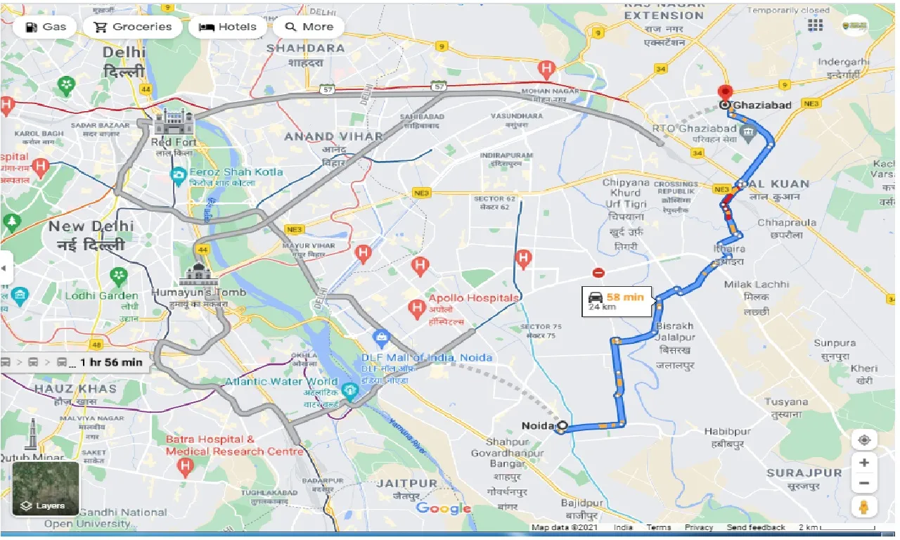 noida-to-ghaziabad-round-trip