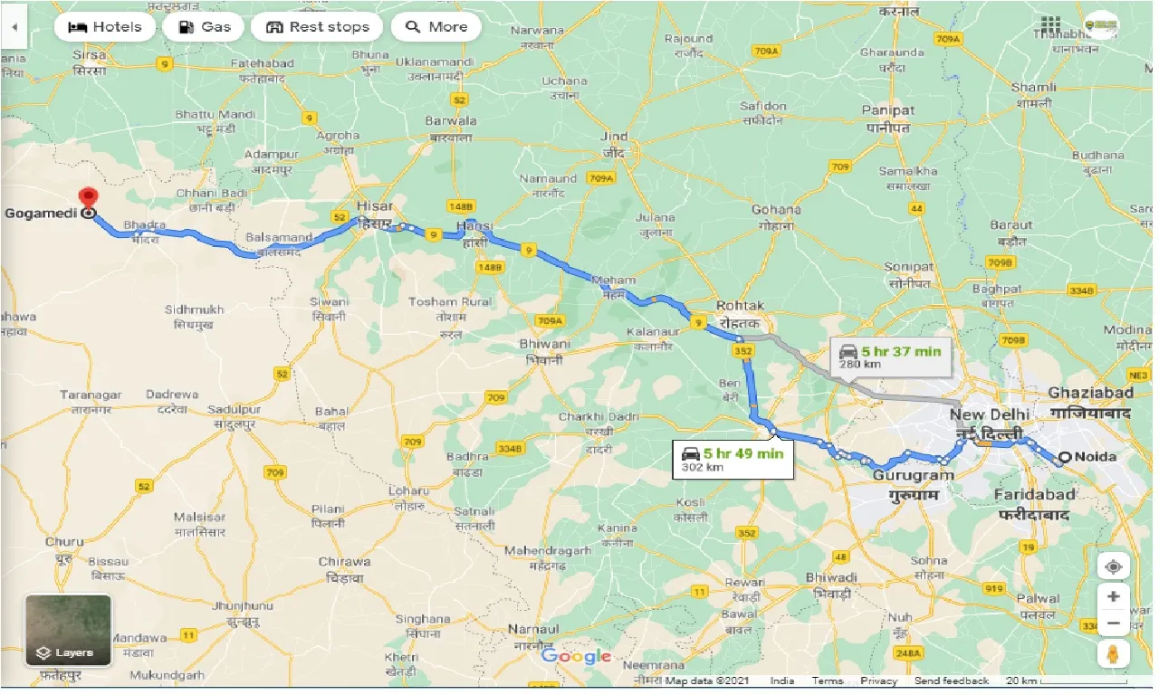 noida-to-gogamedi-one-way
