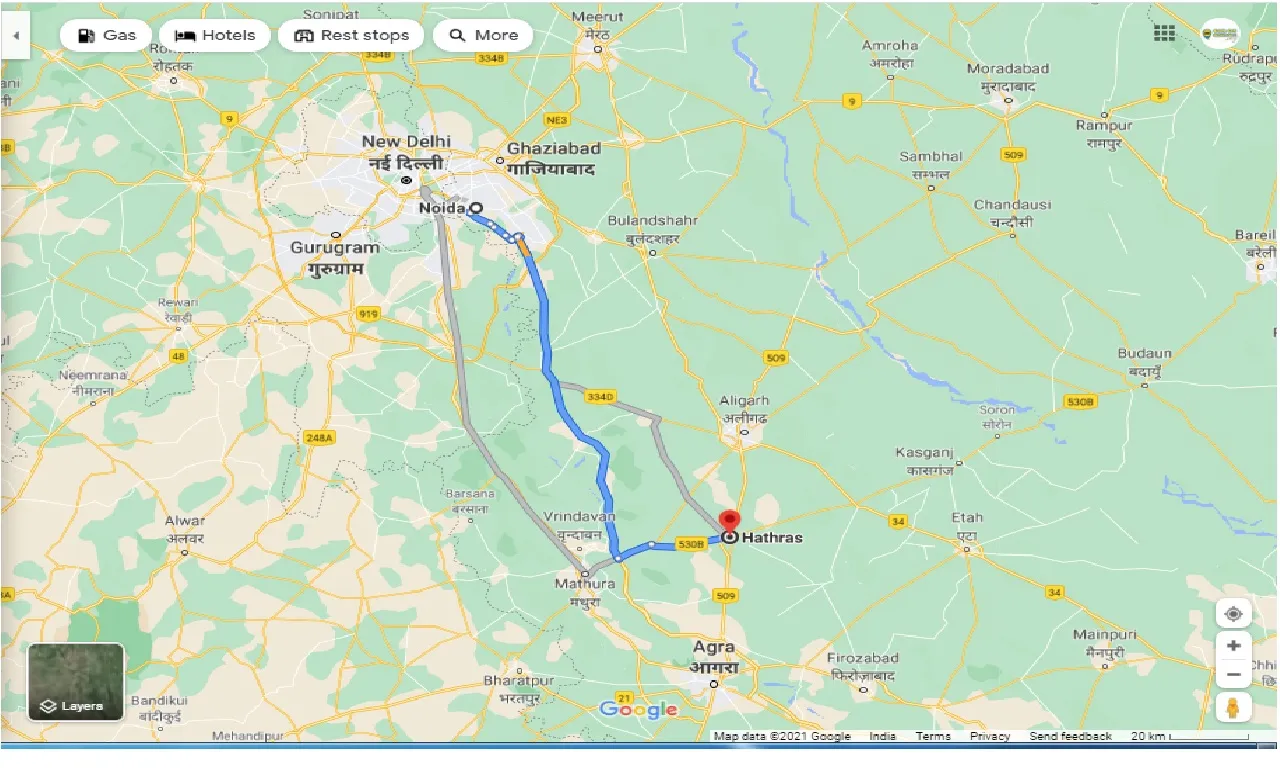 noida-to-hathras-round-trip