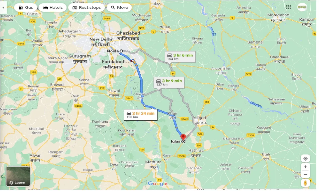 noida-to-iglas-one-way
