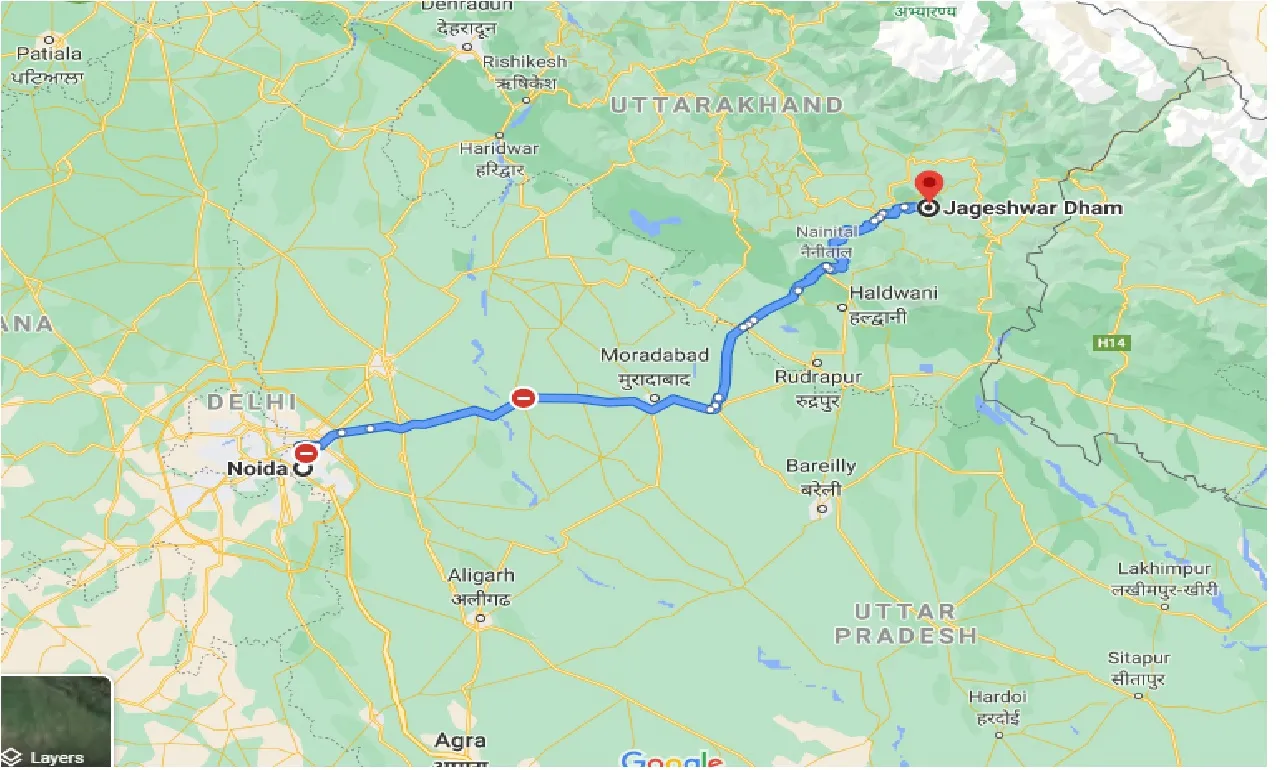 noida-to-jageshwar-dham-one-way
