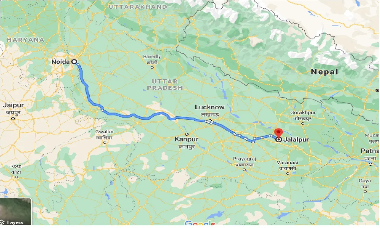 noida-to-jalalpur-taxi