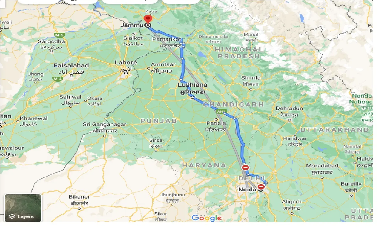 noida-to-jammu-taxi