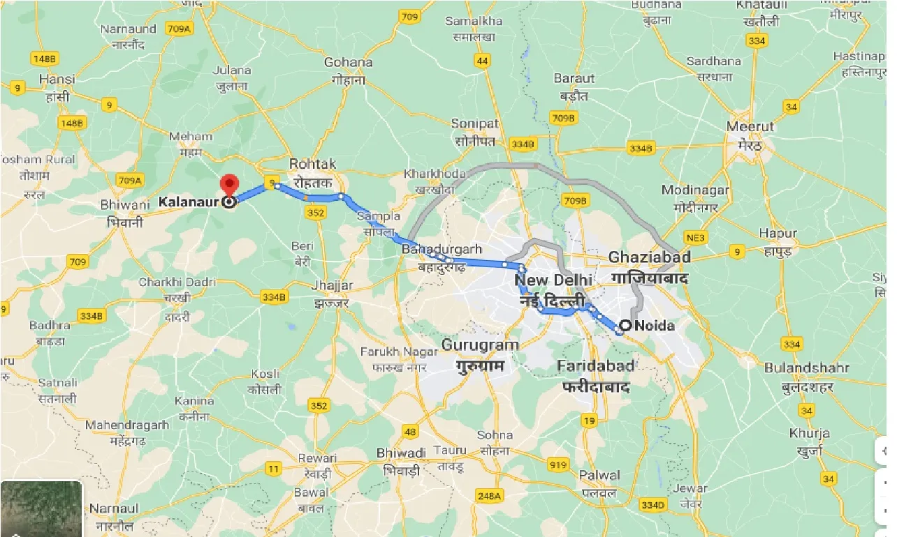 noida-to-kalanaur-one-way