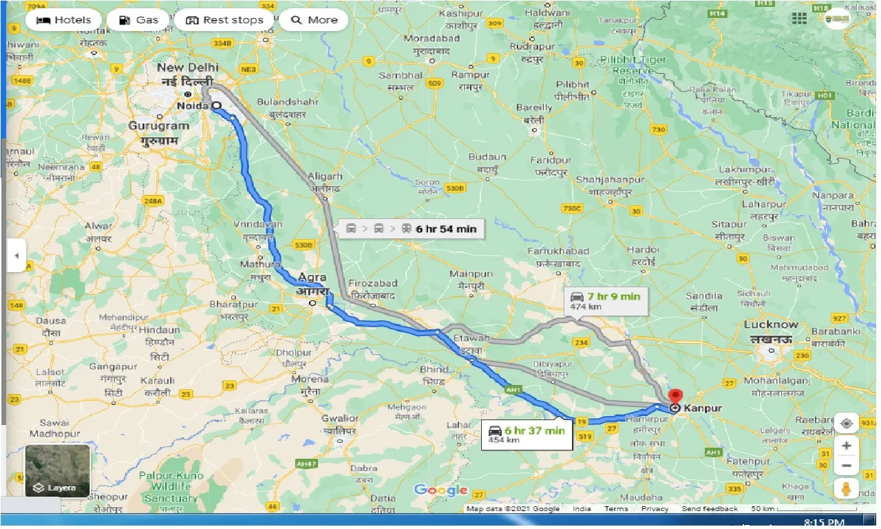 noida-to-kanpur-one-way