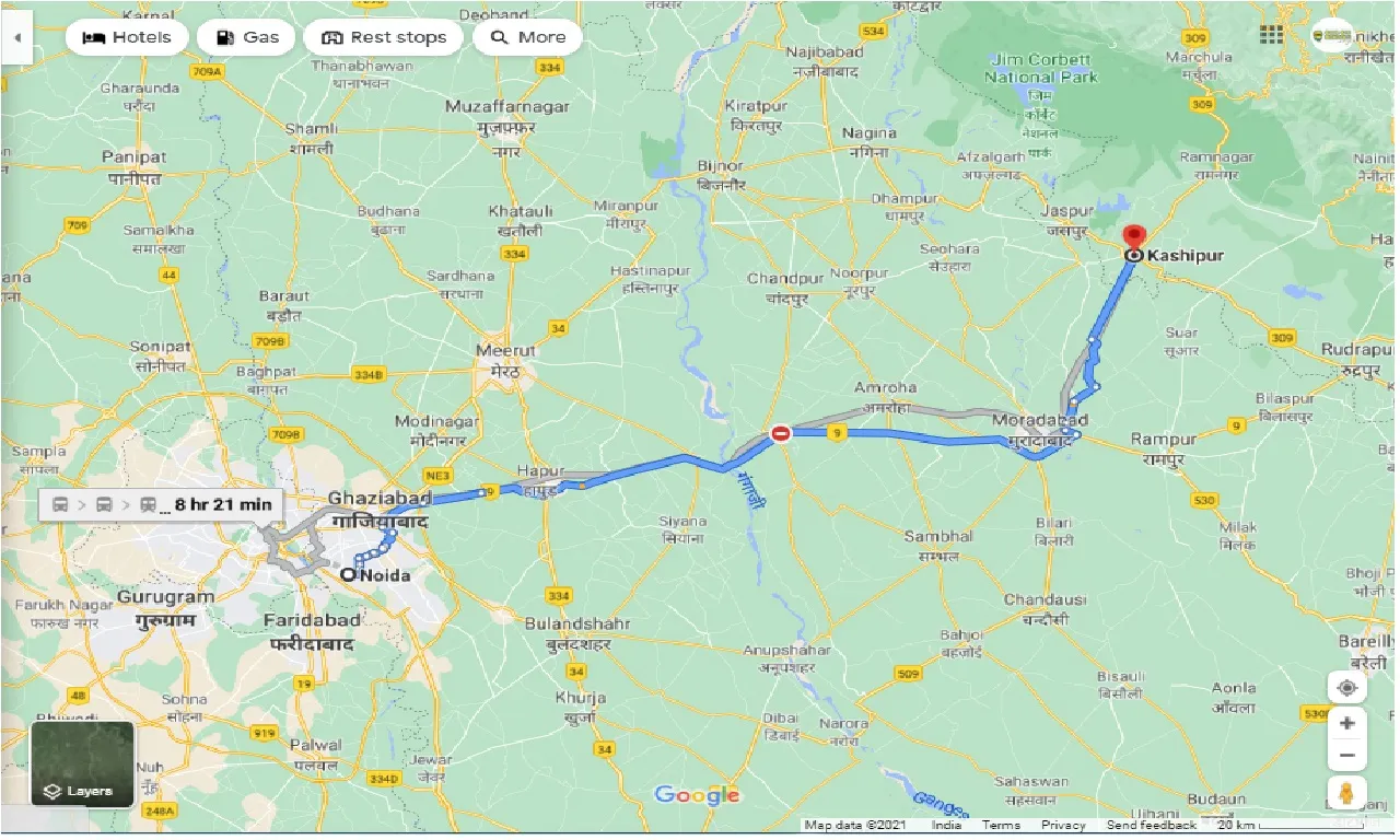 noida-to-kashipur-one-way