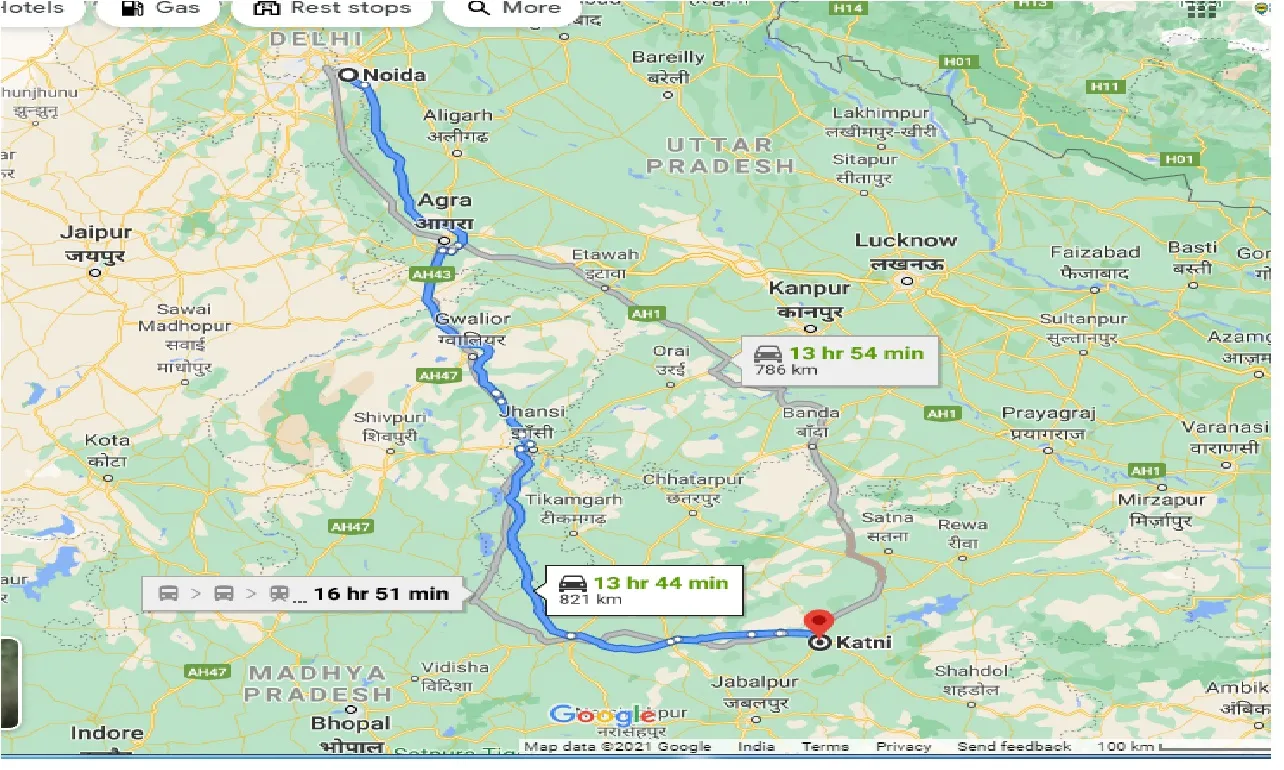noida-to-katni-taxi